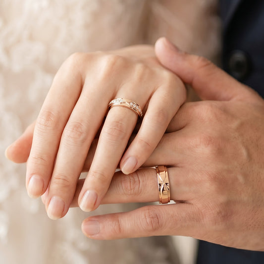 Cupid Jewellery® "Eros" wedding band set
