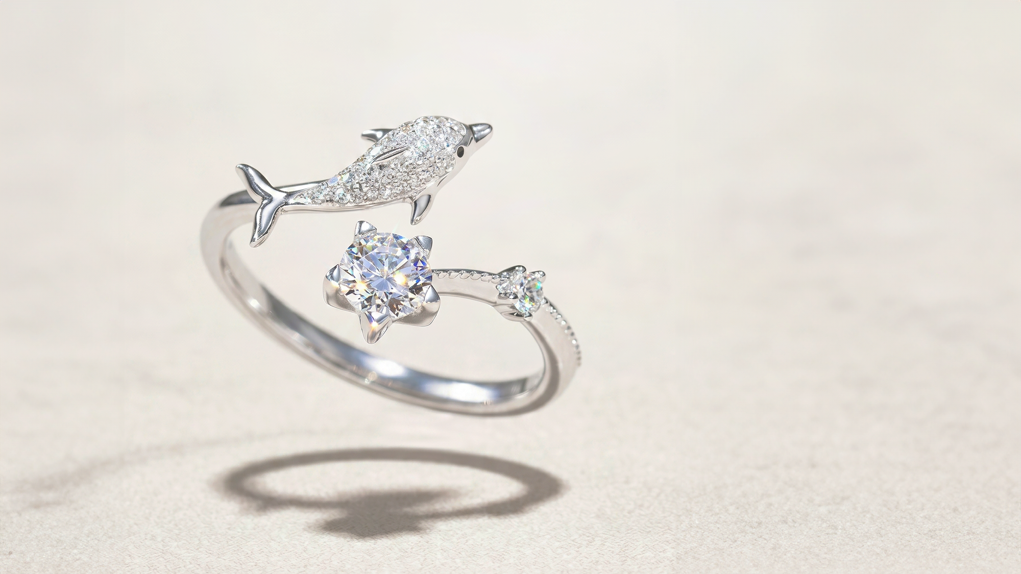 Meet Stellina: A Bespoke 18k White Gold Masterpiece of Ocean & Sky