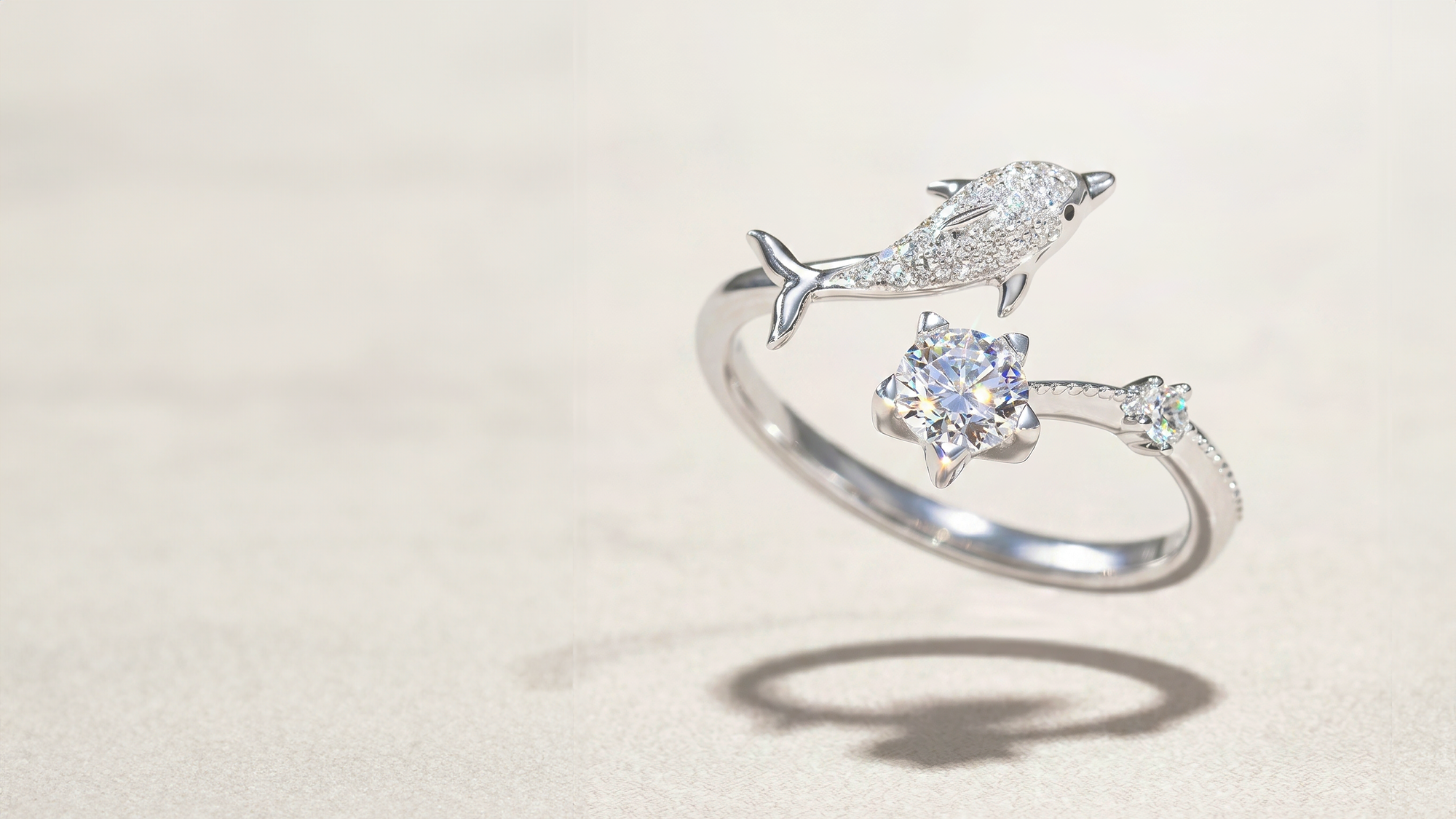 Meet Stellina: A Bespoke 18k White Gold Masterpiece of Ocean & Sky