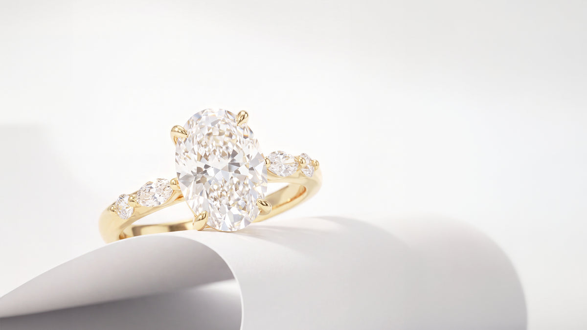 The Custom "Golden Petals" Commission: A 2ct Oval Diamond Ring with a Secret Floral Basket