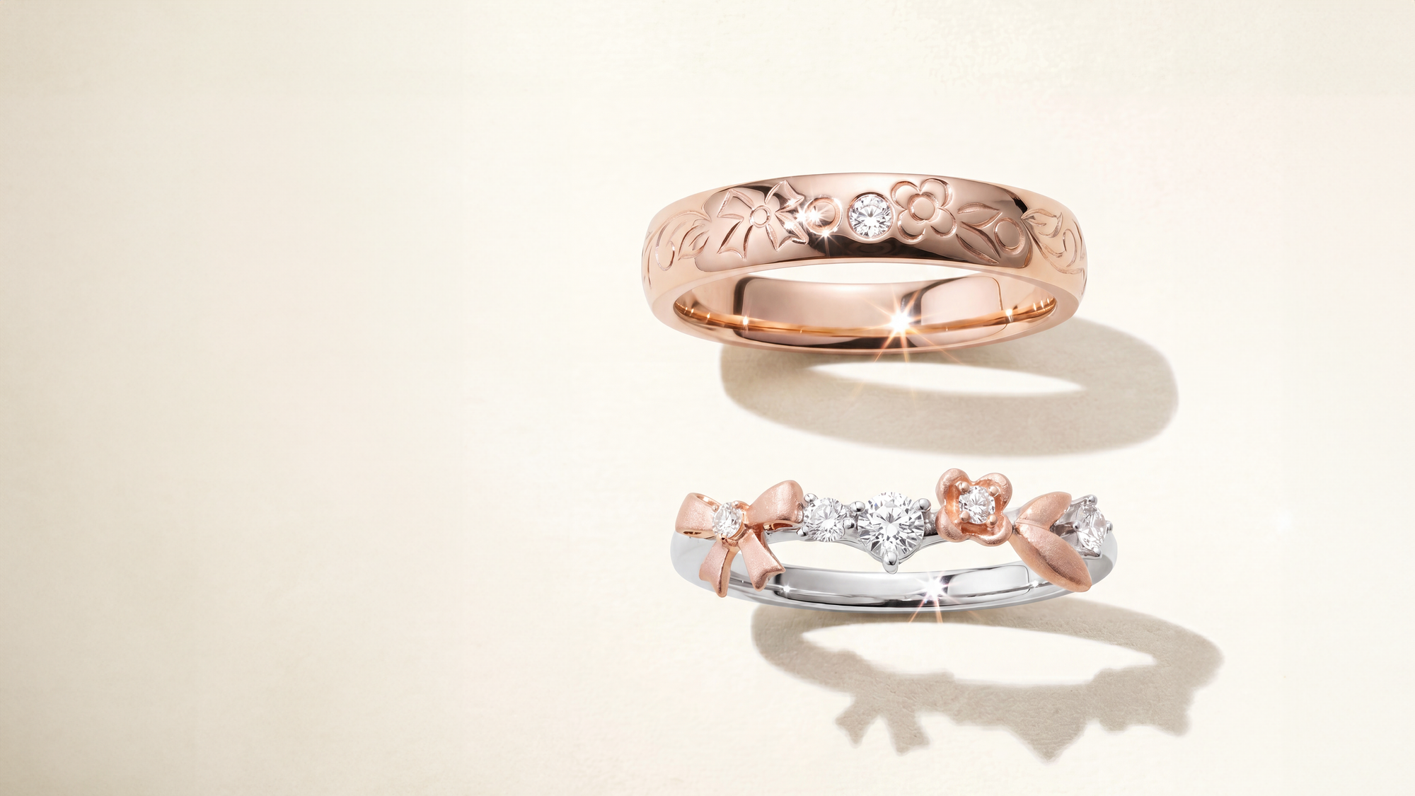 Custom Engraved Matching Wedding Bands: Connecting Simple and Detailed Designs