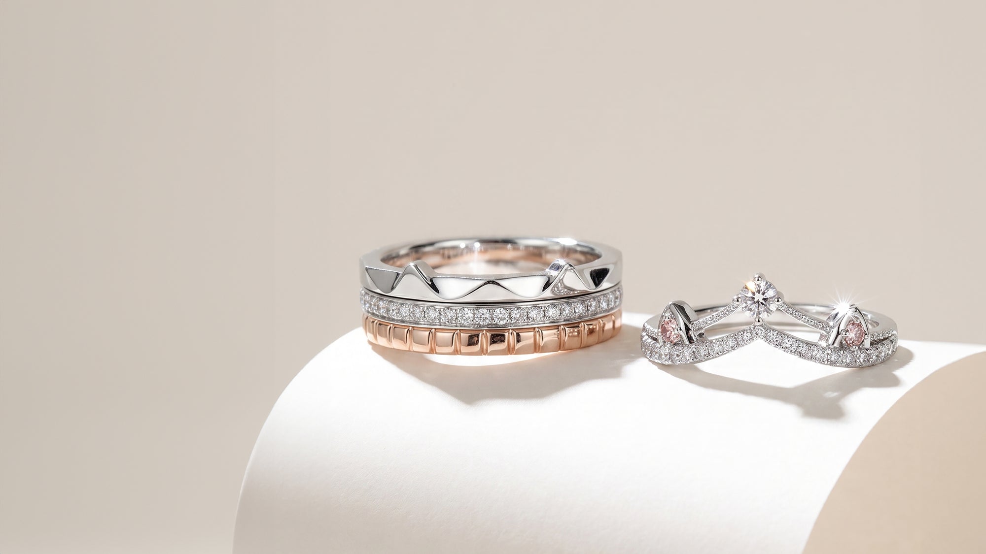 The Custom "Feline Companions" Commission: A Lovely Dual-Aesthetic Cat Ear Wedding Band Suite