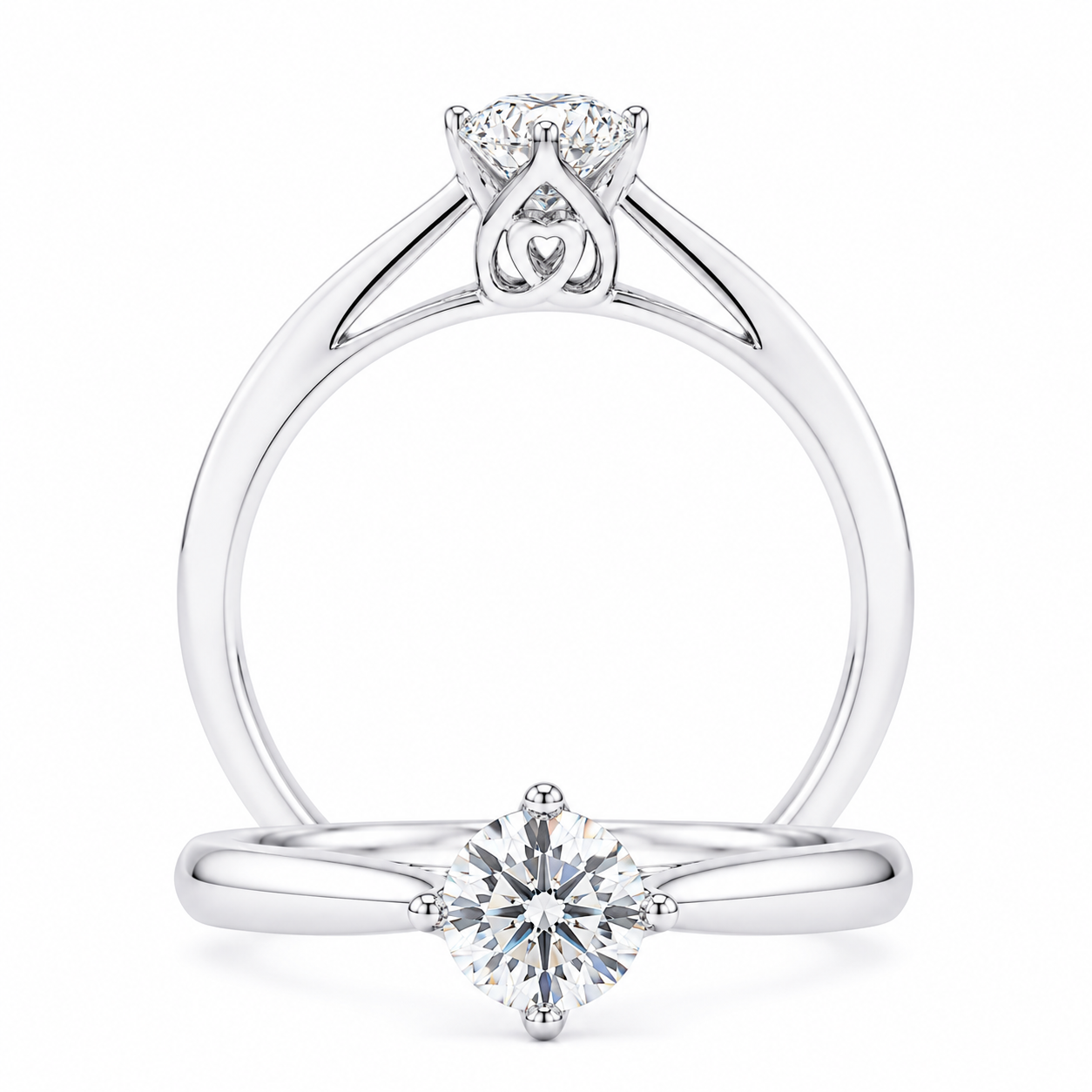Cupid Jewellery® "Beloved" Solitaire Engagement Ring