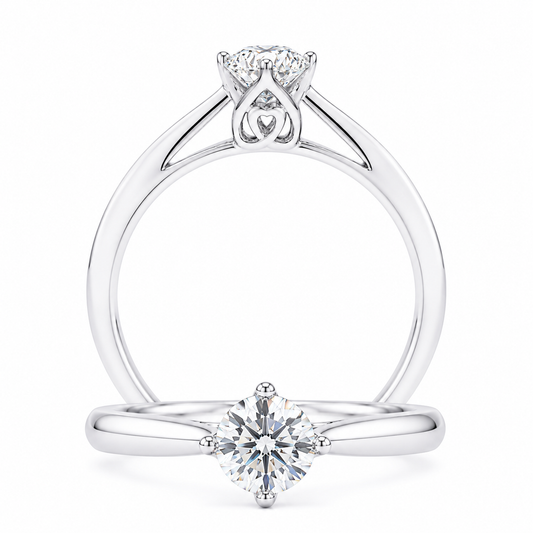 Cupid Jewellery® "Beloved" Solitaire Engagement Ring