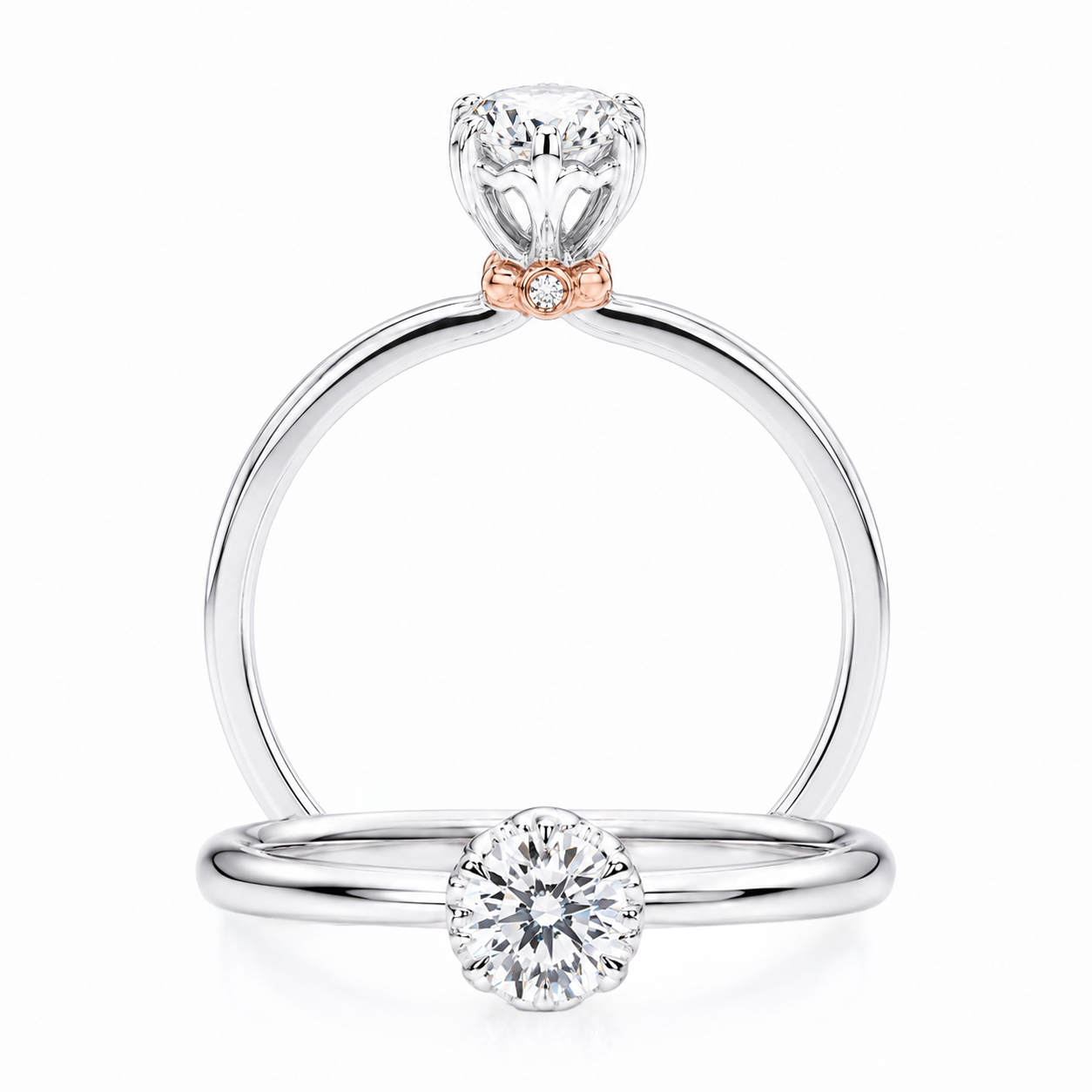 Cupid Jewellery® "Fond" Engagement Ring 