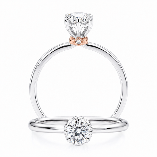 Cupid Jewellery® "Fond" Engagement Ring 