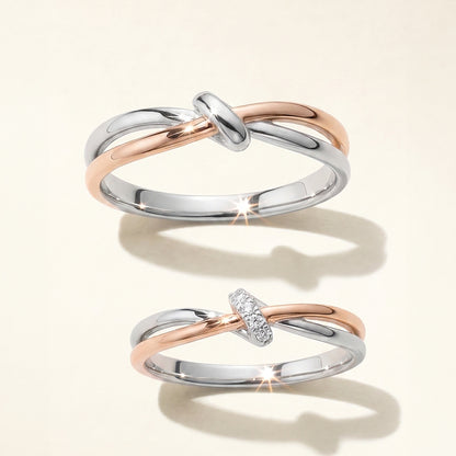 Cupid Jewellery® "Duet" wedding band set