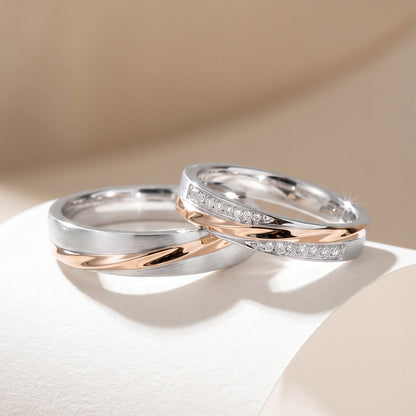 Cupid Jewellery® "Elure" wedding band set