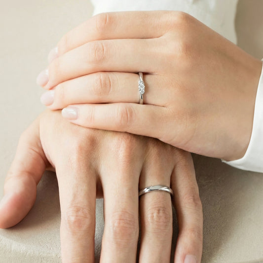 Cupid Jewellery® "Exquis" wedding band set