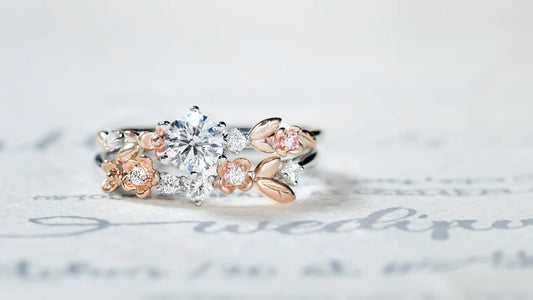 A Secret Garden of Love — Custom Floral Engagement Ring