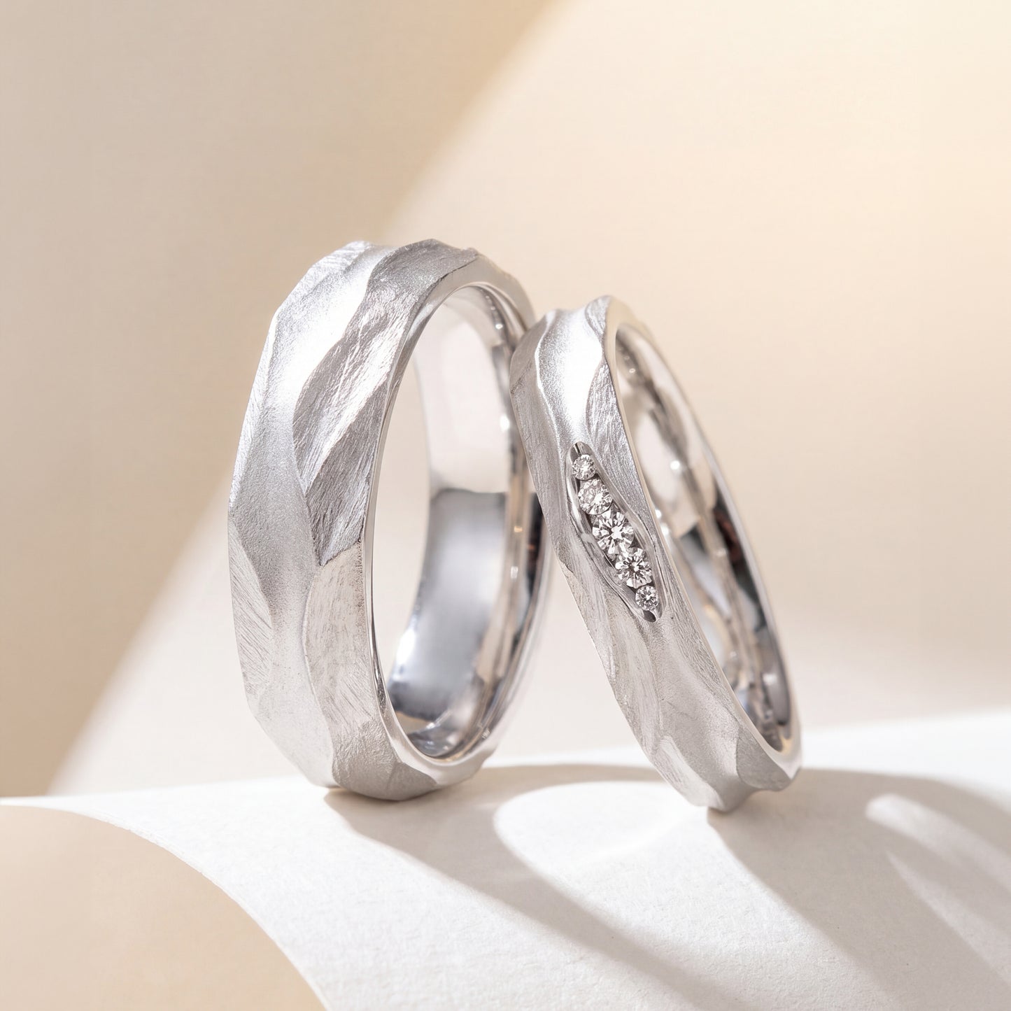 Cupid Jewellery® "Fortis" wedding band set