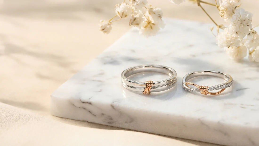 Cupid Jewellery® “Tie the Knot” wedding band
