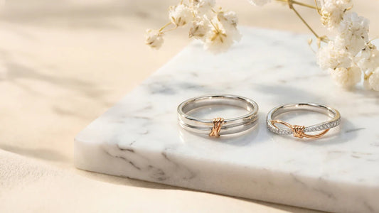 Cupid Jewellery® “Tie the Knot” wedding band