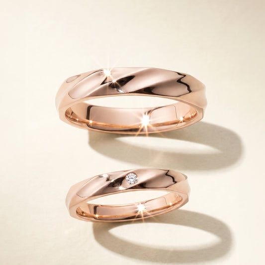 Cupid Jewellery® "Olya" wedding band set