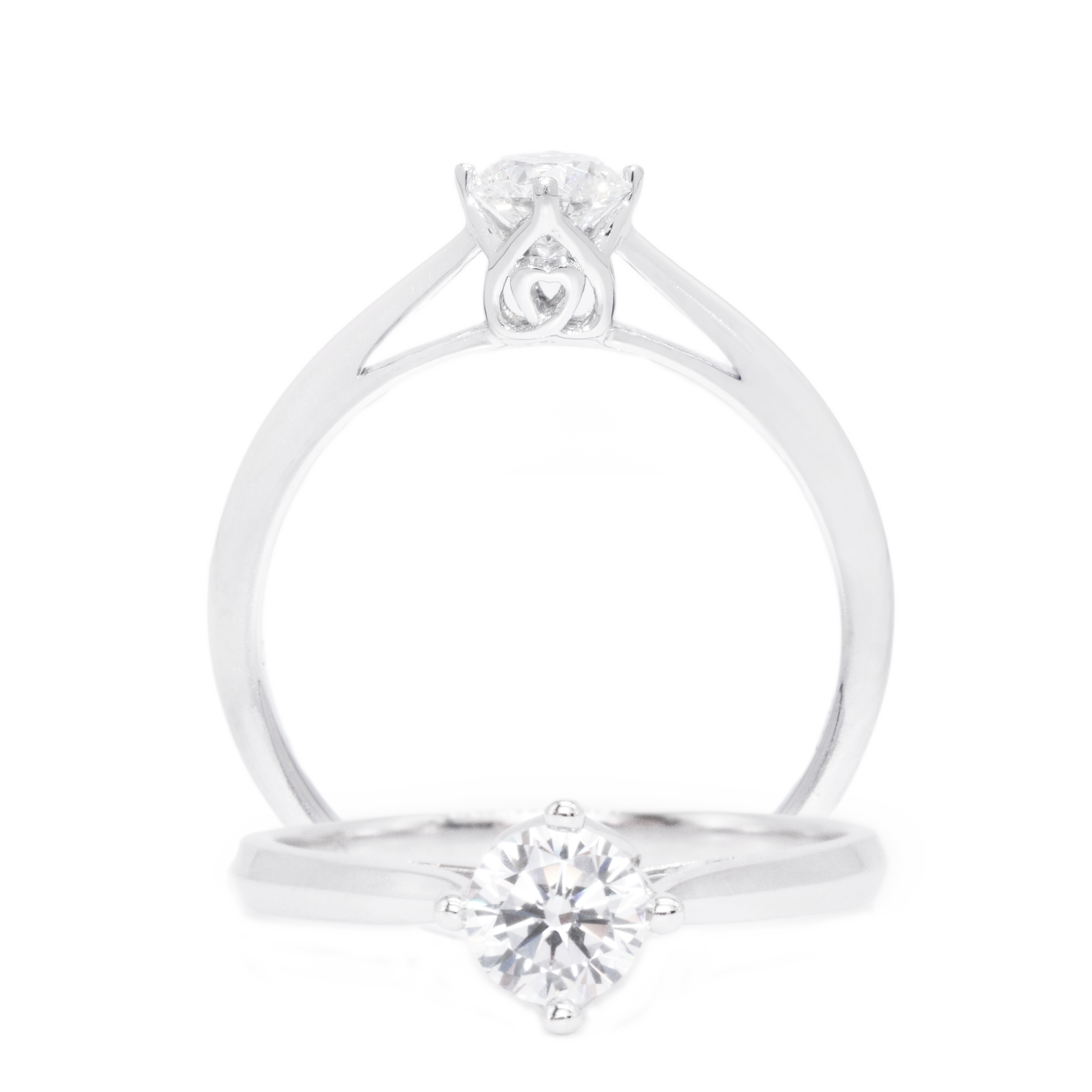 White gold 2025 solitaire setting only