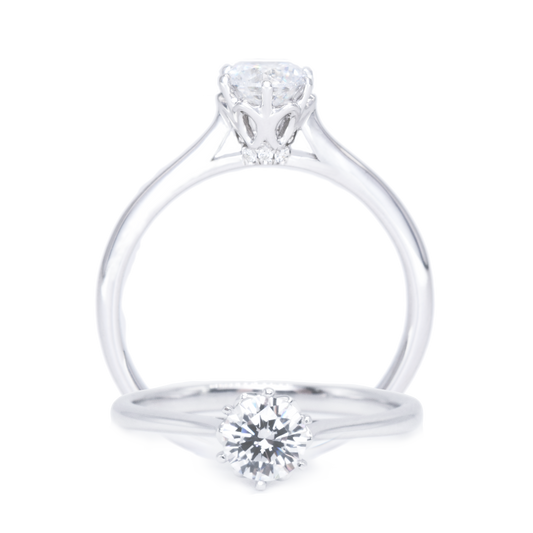 18 carat white gold Signature Affinity diamonds ring setting (setting only)